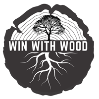 Win With Wood Logo